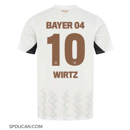 Muški Nogometni Dres Bayer Leverkusen Florian Wirtz #10 Gostujuci 2024-25 Kratak Rukav